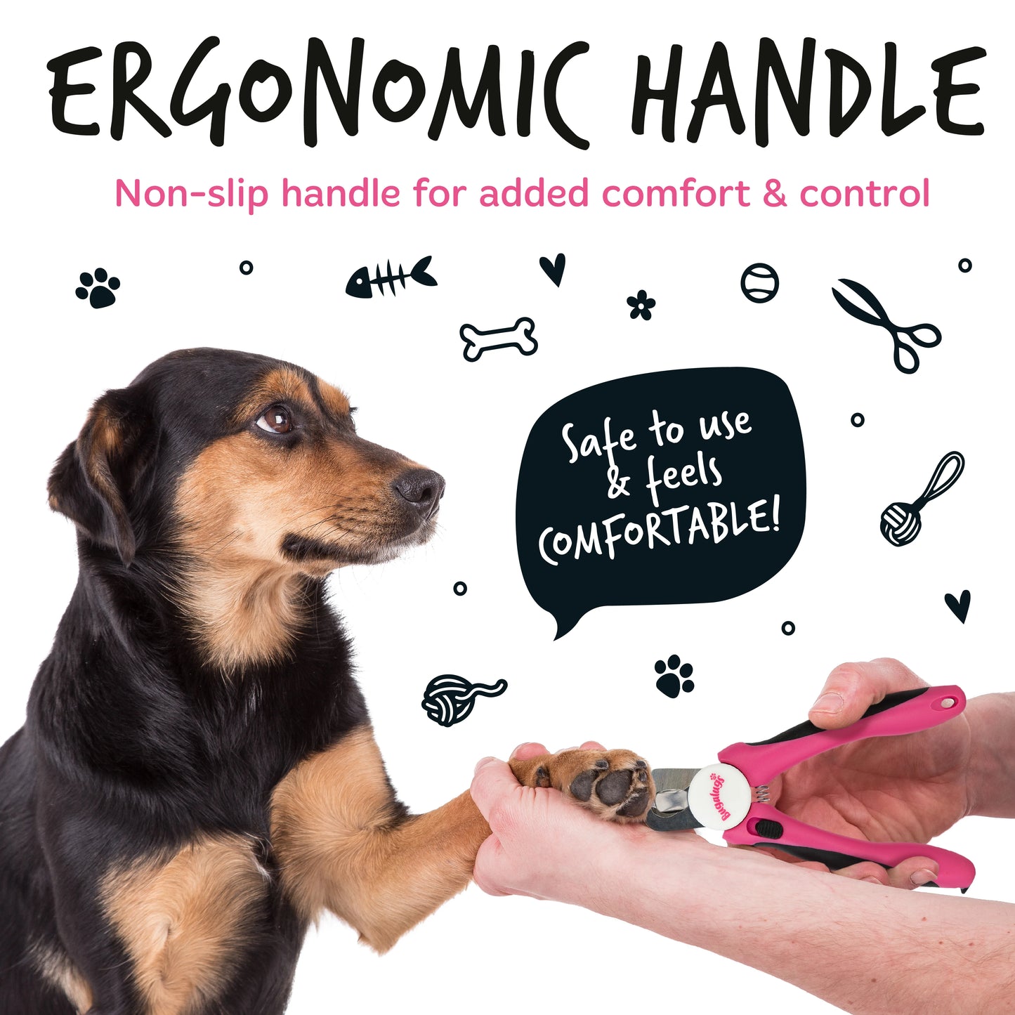 Bugalugs Pet Nail Clippers (medium - Large) for Dogs & Cats