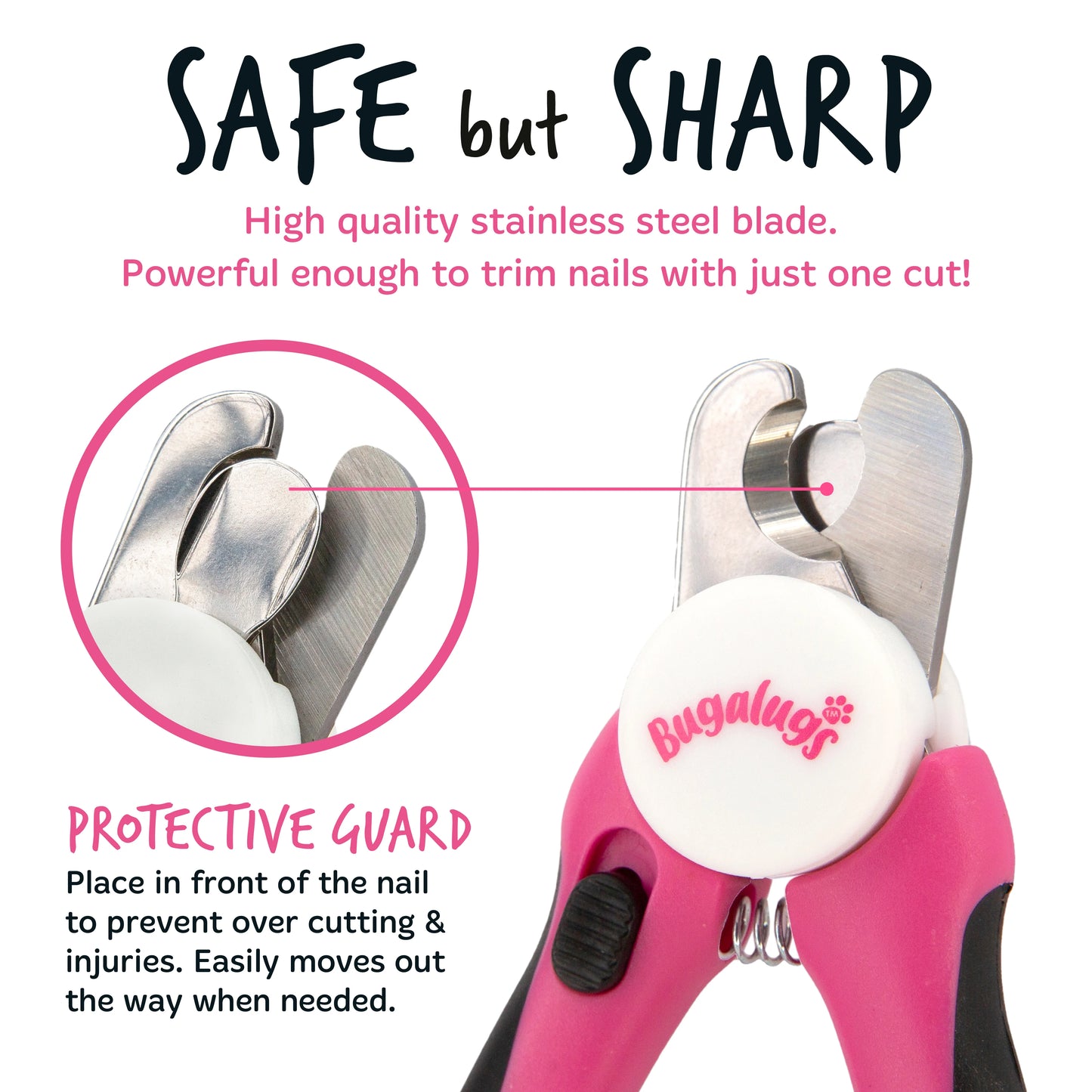 Bugalugs Pet Nail Clippers (medium - Large) for Dogs & Cats