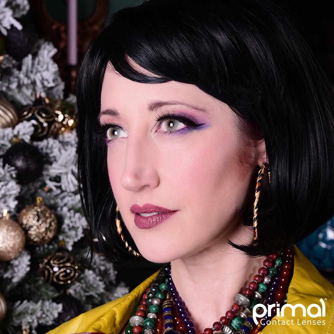 Green colored contact lenses, coloured contact lenses, color contacts, circle lens.