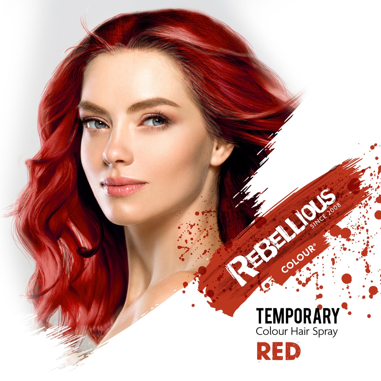 Rebellious Red Color Washable Hair Spray 125ml