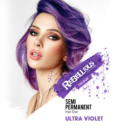 Rebellious Ultra Violet Hair Semi-Permanent Dye 100ml