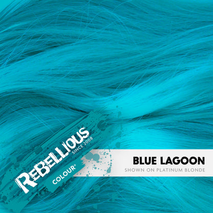 Rebellious Blue Lagoon Semi-Permanent Hair Dye 100ml