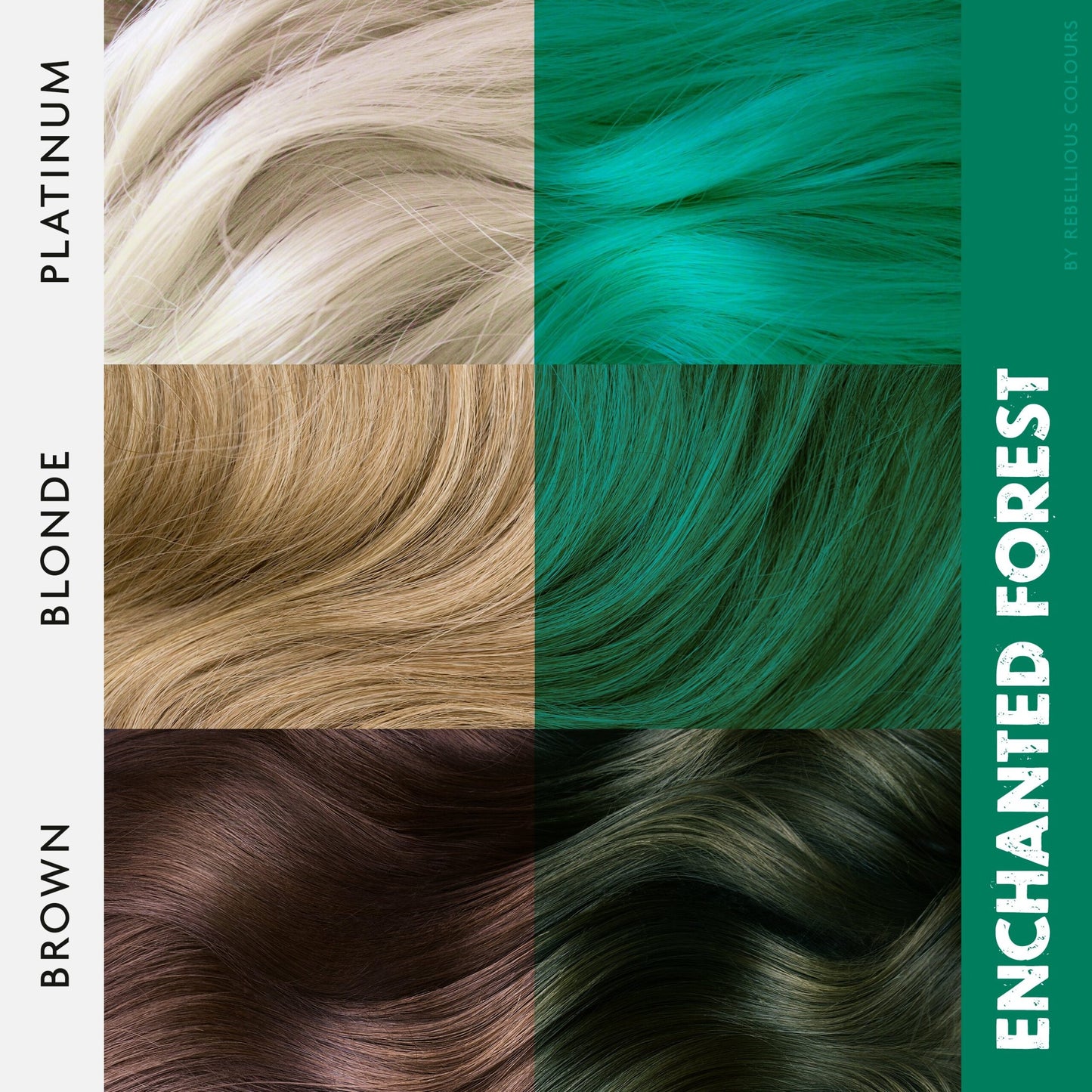 Rebellious Enchanted Forest Semi-Permanent Hair Dye 100ml