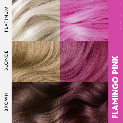 Rebellious Flamingo Pink Semi-Permanent Hair Dye 100ml