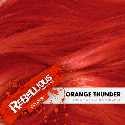 Rebellious Orange Thunder Semi-Permanent Hair Dye 100ml