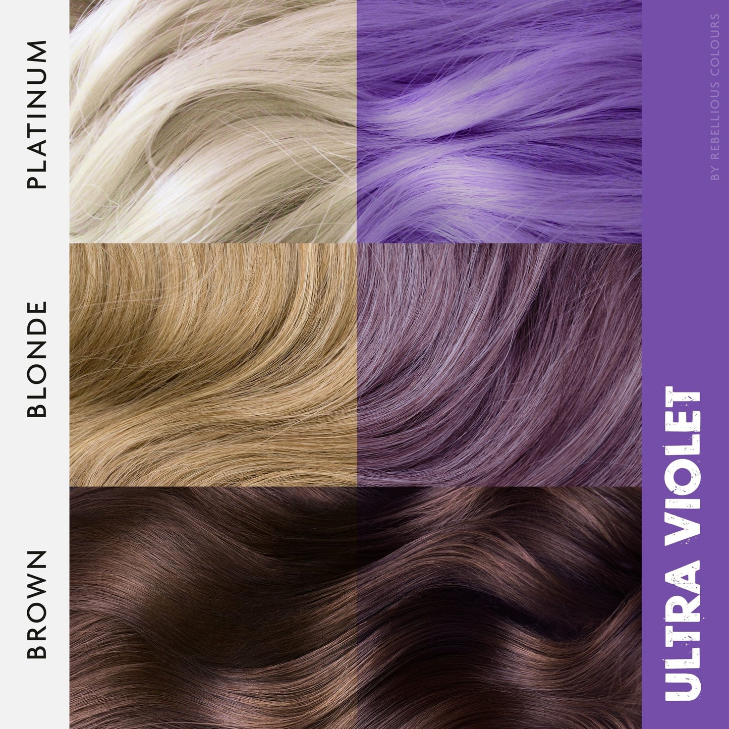 Rebellious Ultra Violet Hair Semi-Permanent Dye 100ml