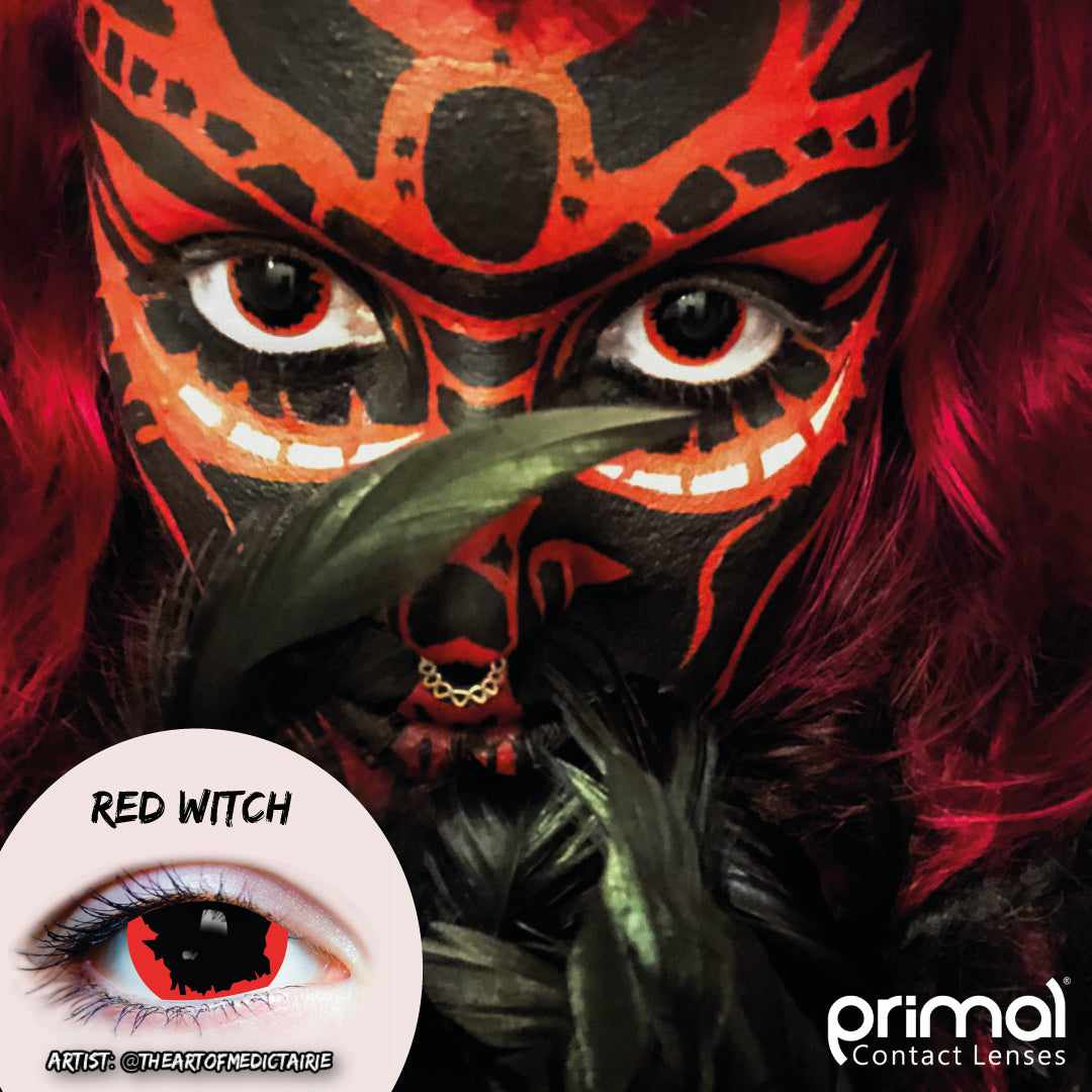 Red Witch Contacts, Scarlet Witch Red Contacts