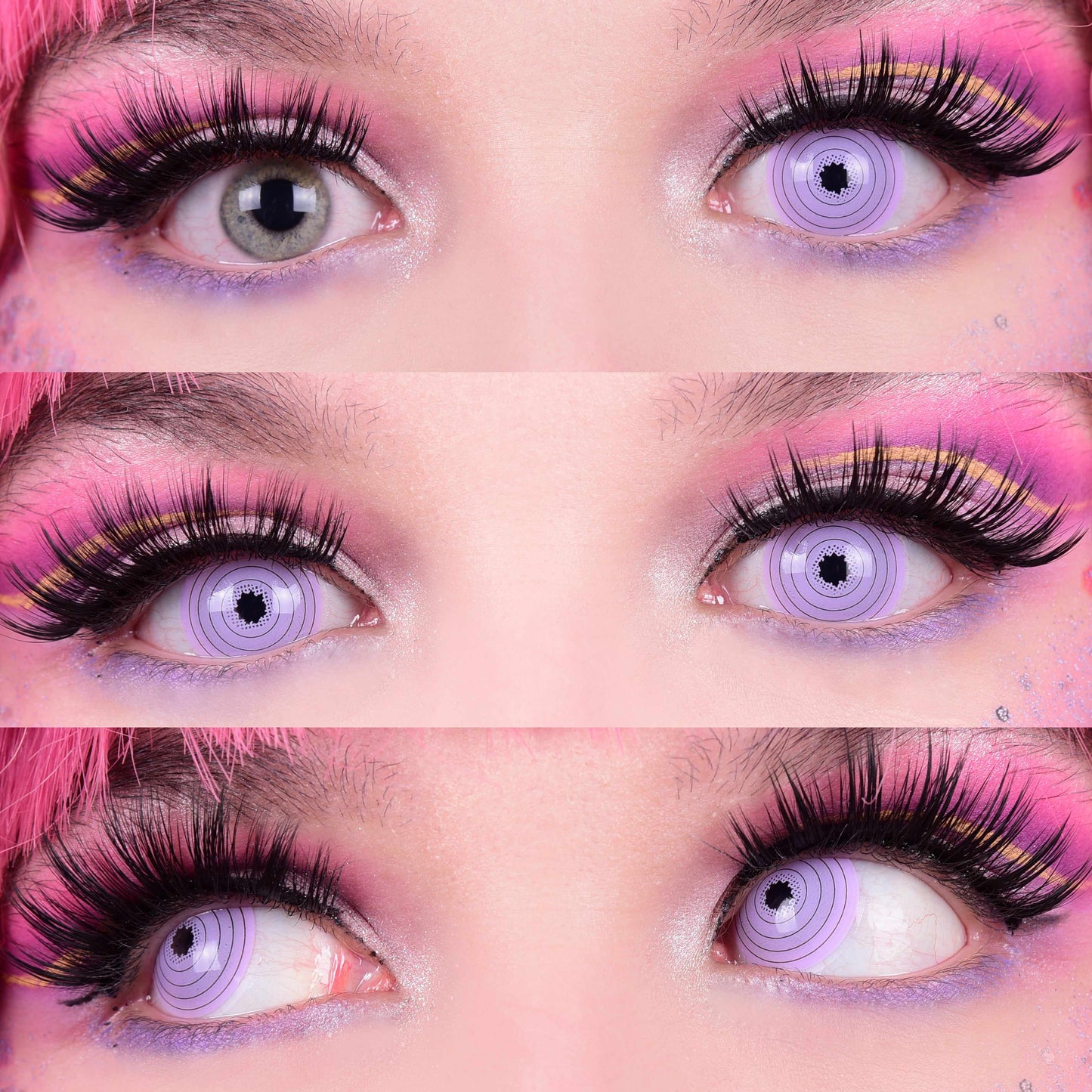 PRIMAL ® Rinnegan - Purple Naruto Cosplay Contact Lenses