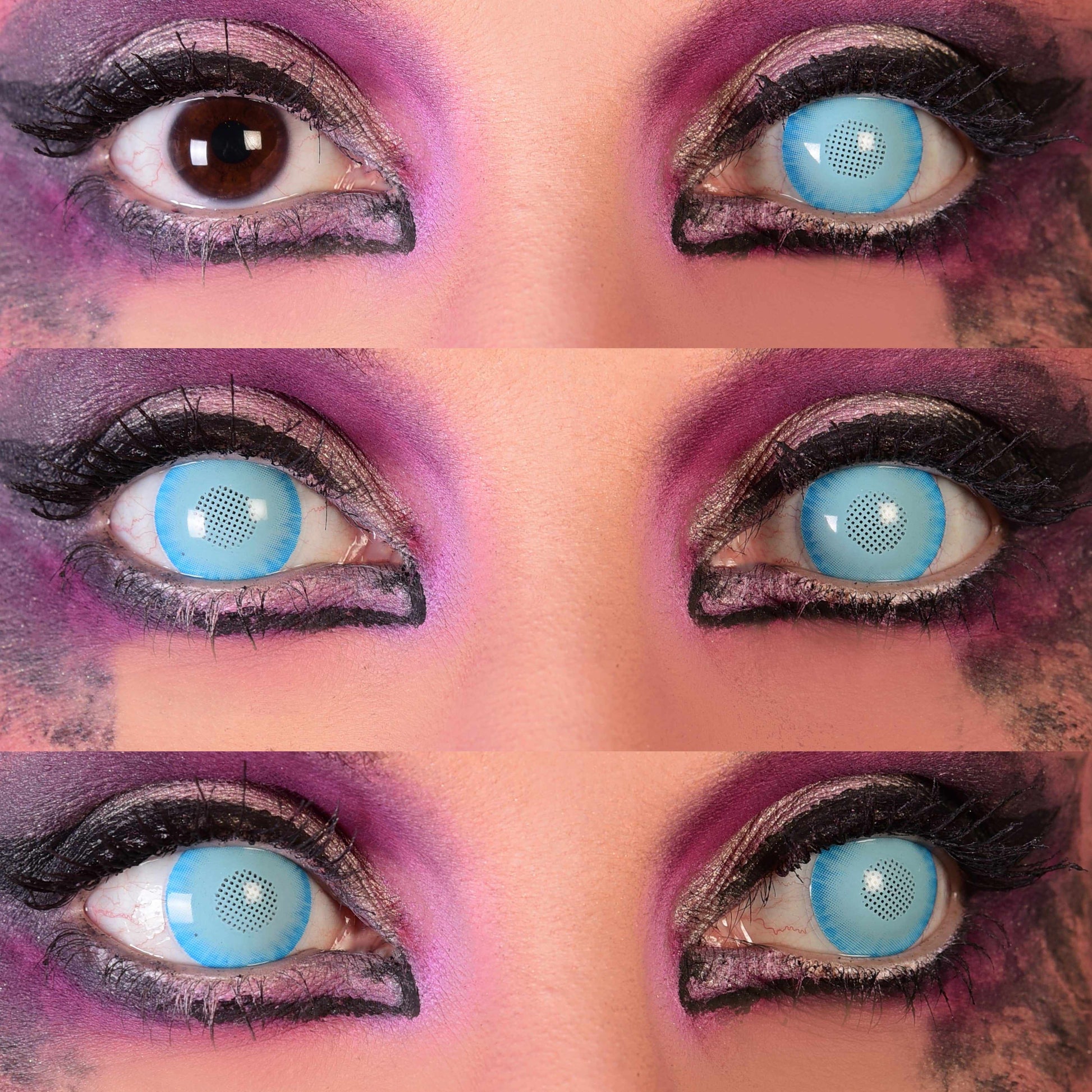 Super Saiyan Blue Contact Lenses, Circle Blue Lenses