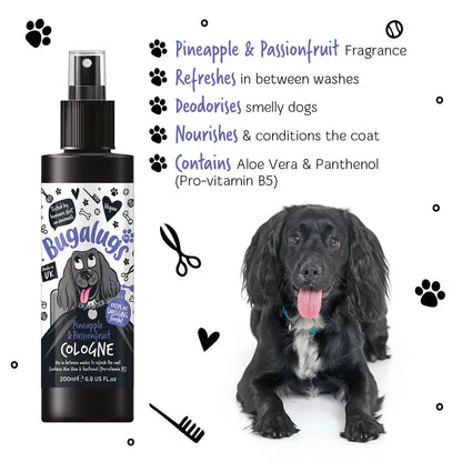 Bugalugs Pineapple & Passionfruit Dog Cologne 200ml