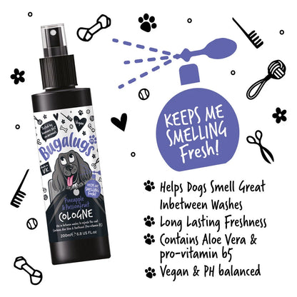 Bugalugs Pineapple & Passionfruit Dog Cologne 200ml