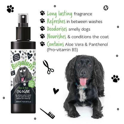 Bugalugs Aloe & Kiwi Dog Cologne 200ml