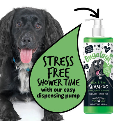 Bugalugs Soothing Aloe & Kiwi Shampoo 500ml