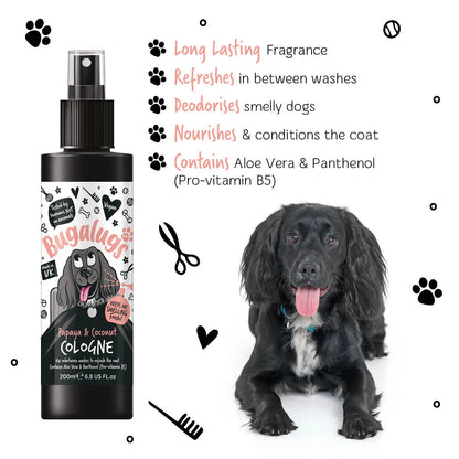 Bugalugs Papaya & Coconut Dog Cologne 200ml