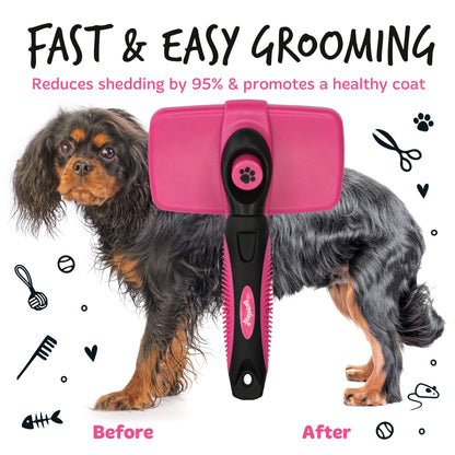 Bugalugs Pet Slicker Brush for Dogs & Cats
