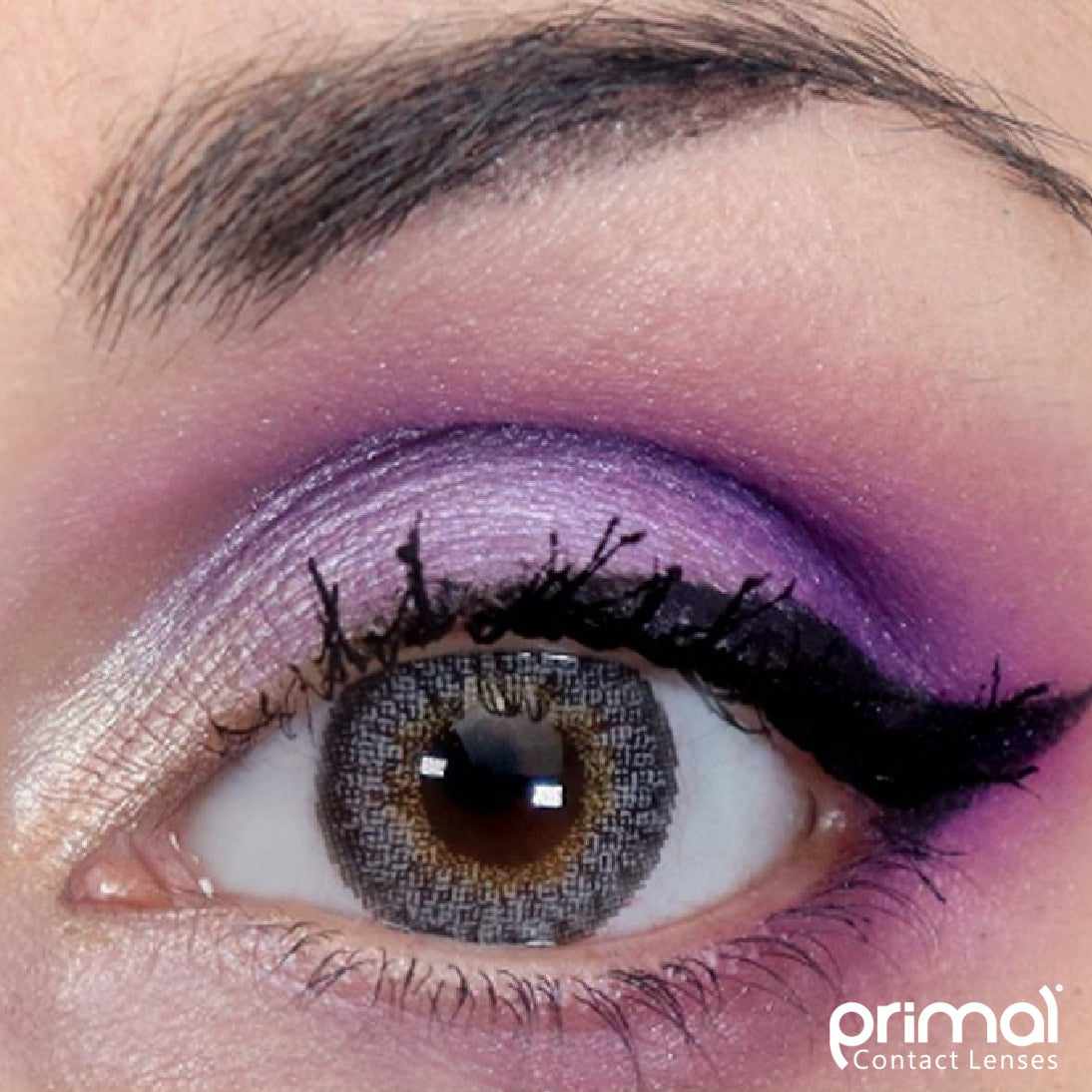 Grey colored contact lenses, coloured contact lenses, color contacts, circle lens.