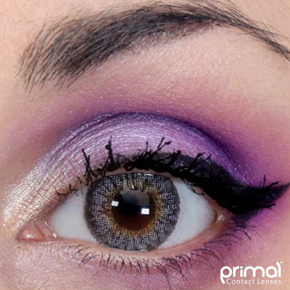 Grey colored contact lenses, coloured contact lenses, color contacts, circle lens.