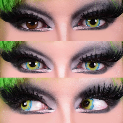 Doctor strange Contact Lenses, Circle Green Blue Lenses