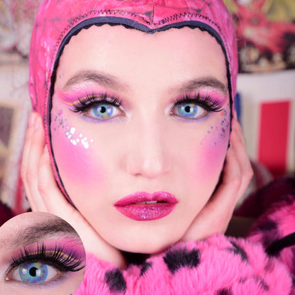 Unicorn Rainbow Colored Contacts