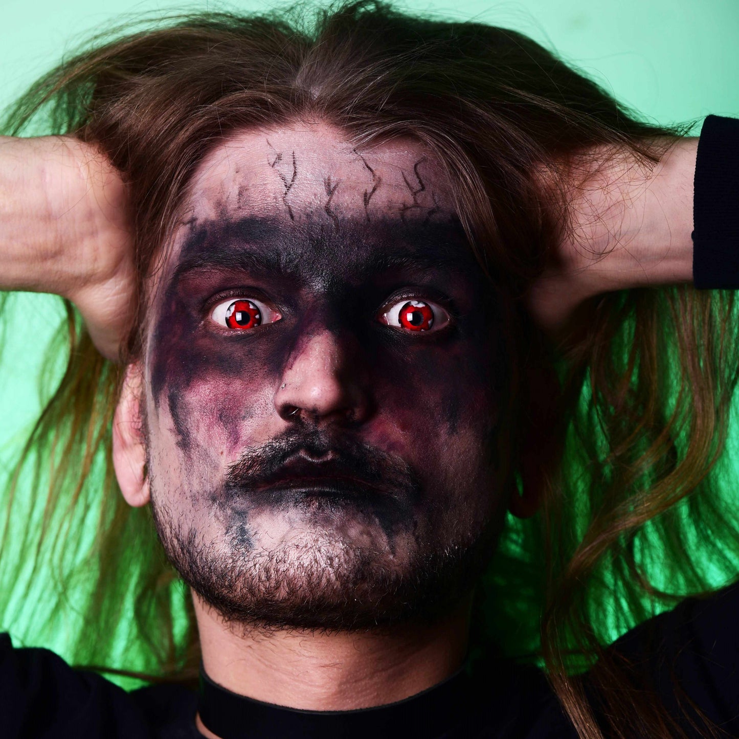 Walking Dead Red Contact Lenses, Zombie Red Contact Lenses