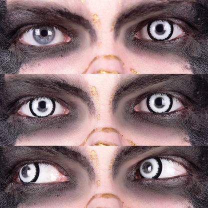 PRIMAL® Rx Werewolf III - White Prescription contact Lenses