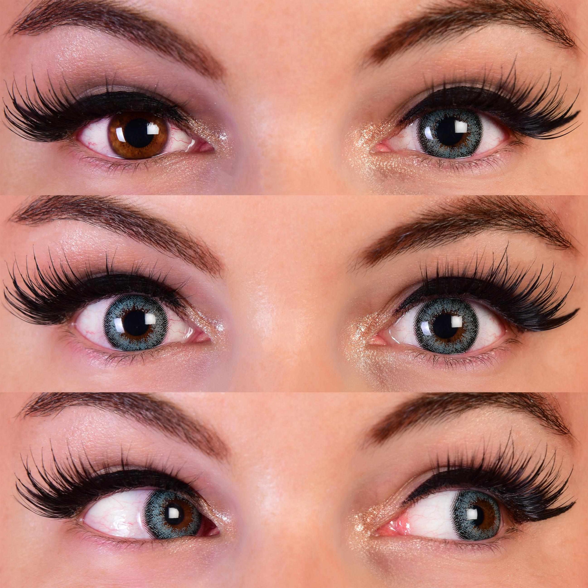 Blue colored contact lenses, coloured contact lenses, circle lens, color contacts
