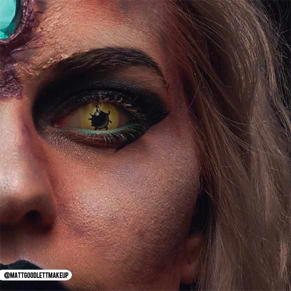 Grey, Black Colored contact lenses, Halloween Cosplay, color contacts, krazy lens, fancy lens, circle lens.