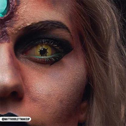 Grey, Black Colored contact lenses, Halloween Cosplay, color contacts, krazy lens, fancy lens, circle lens.