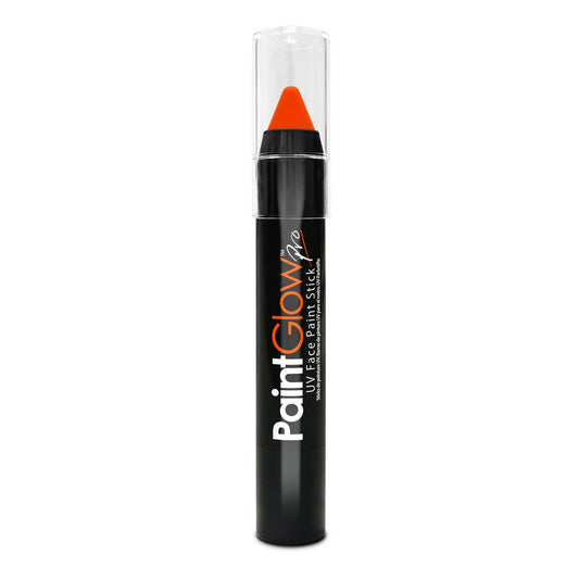 PaintGlow UV Face & Body Paint Crayon Orange 3.5g