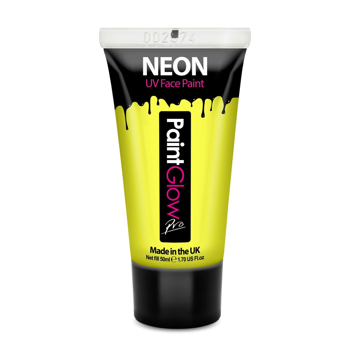 PaintGlow UV Face & Body Paint  Yellow 50ml