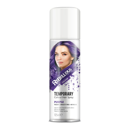 Rebellious Purple Color Washable Hair Spray 125ml