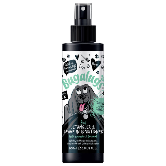 Bugalugs Tangle Tame Detangling & Conditioning Spray 200ml (Avocado & Coconut)