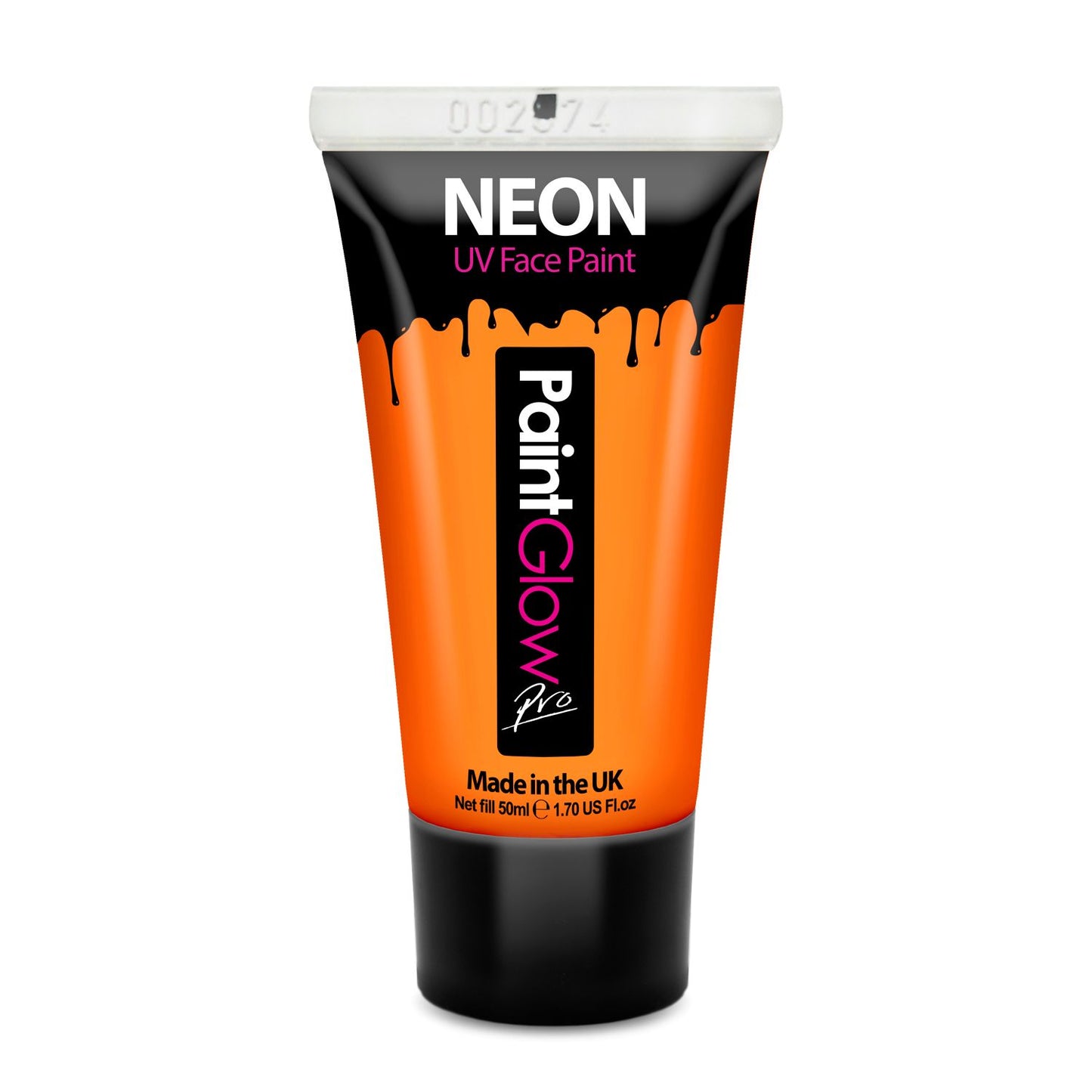 PaintGlow UV Face & Body Paint  Orange 50ml