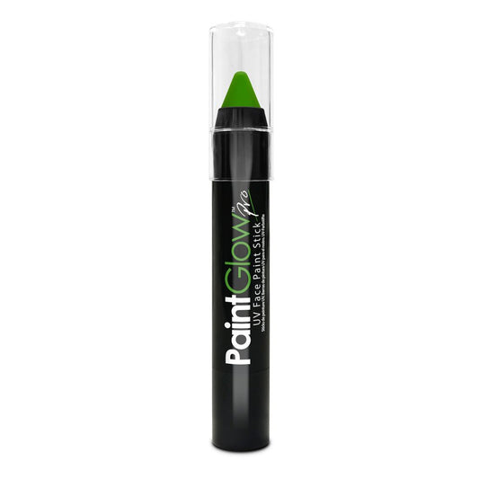 PaintGlow UV Face & Body Paint Crayon Green  3.5g