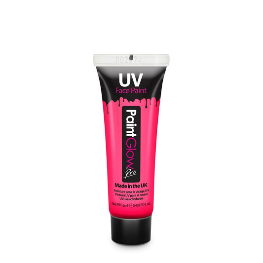 PaintGlow UV Face & Body Paint Pink 12ml