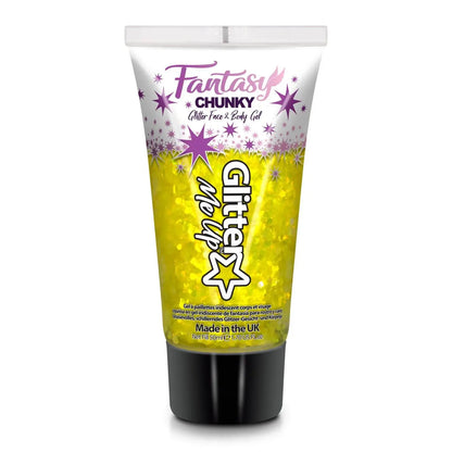 Glitter Me Up Iridescent Chunky Glitter Gel Golden Griffin 50ml
