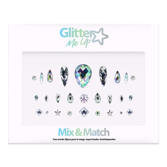 Glitter Me Up Face Jewels Mix & Match Gems