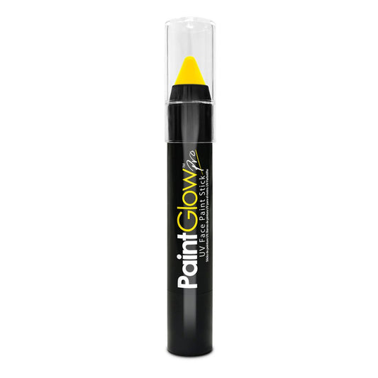 PaintGlow UV Face & Body Paint Crayon Yellow 3.5g