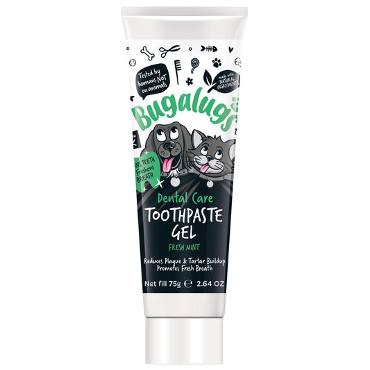 Bugalugs Dental Care Toothpaste with Fresh Mint for Dogs & Cats