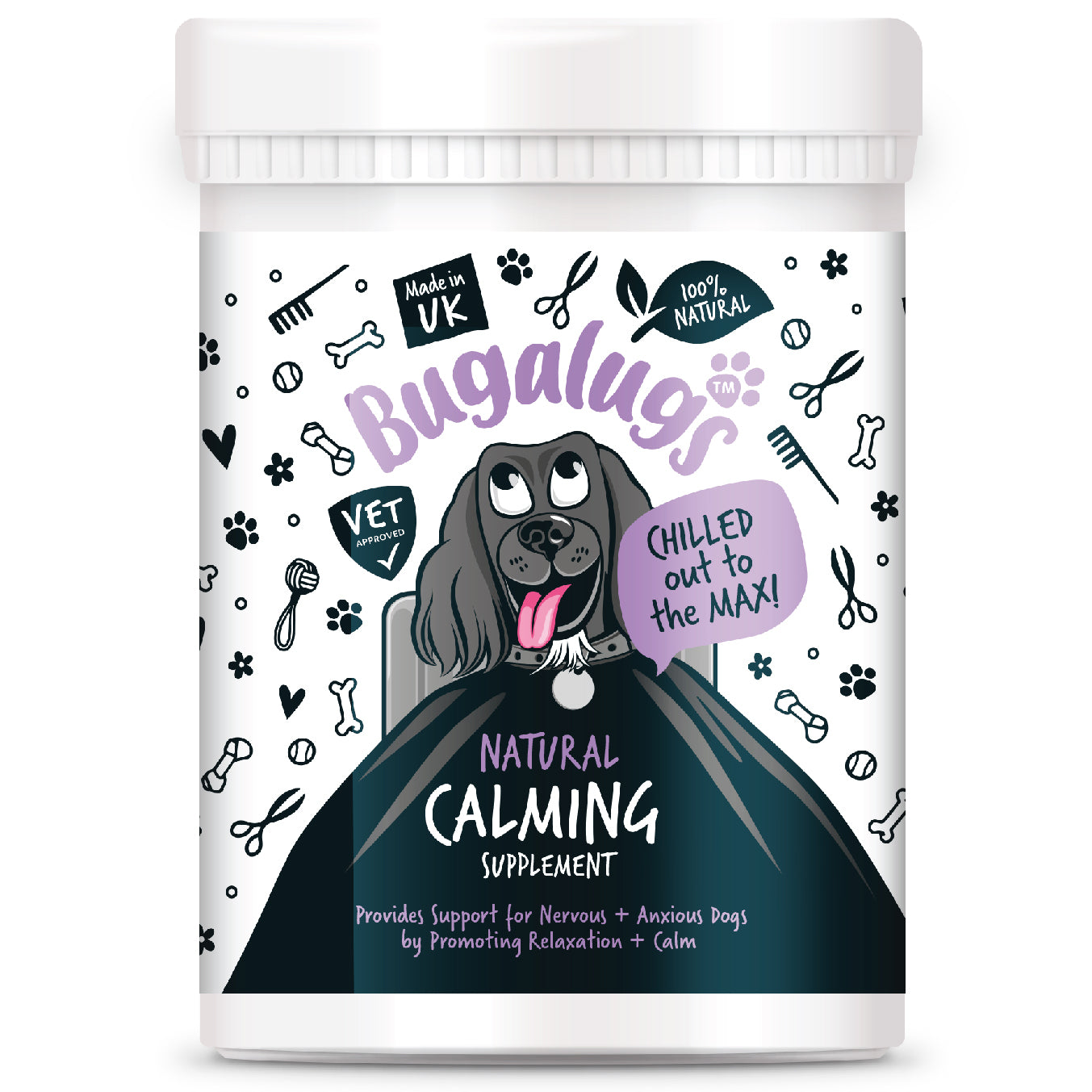 Bugalugs Calming Powder Supplement with spoon 200g