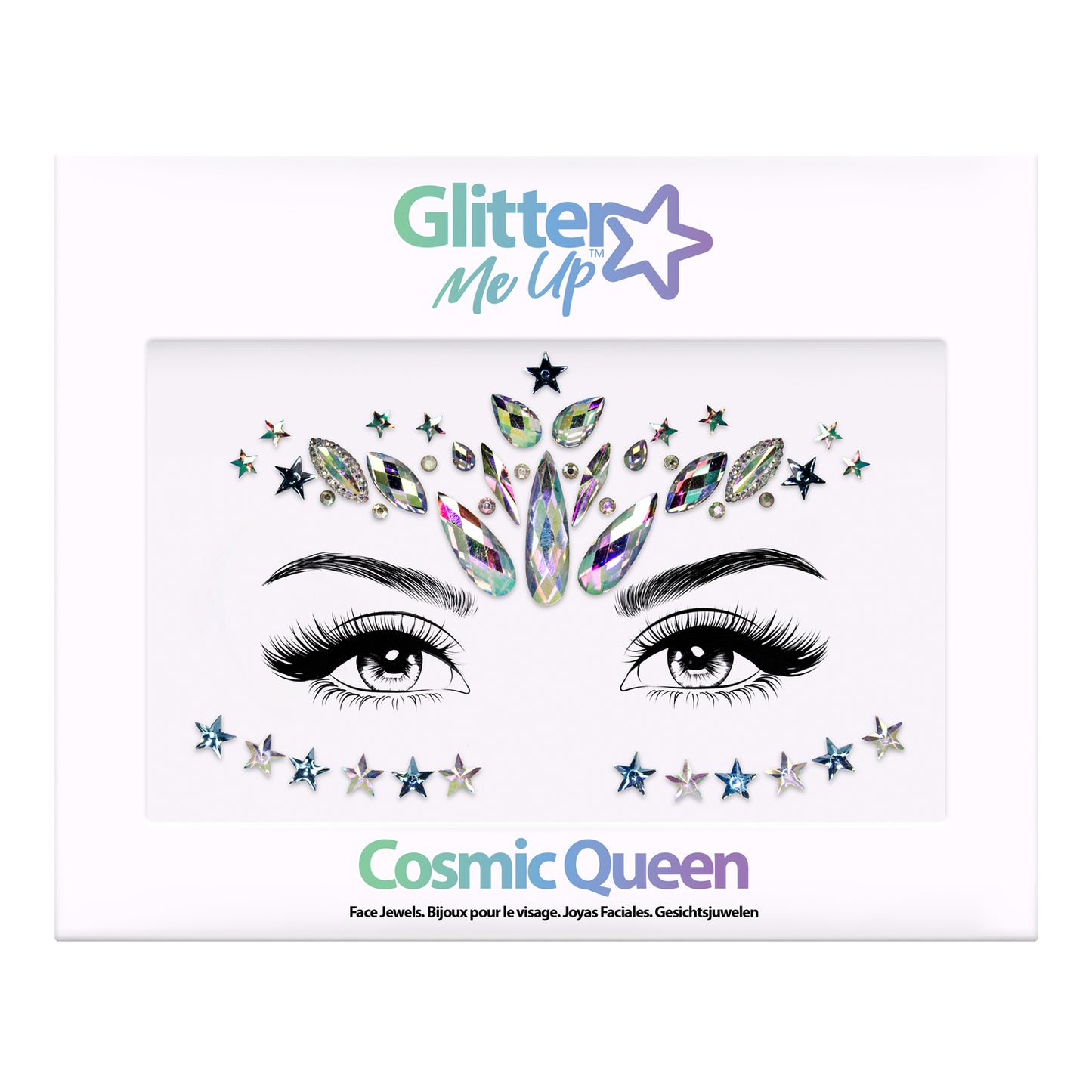 Glitter Me Up Face Jewels Cosmic Queen