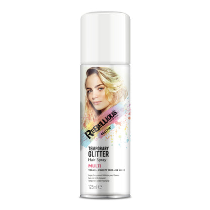 Rebellious Colour Multi Mix Glitter Hair Spray 125ml