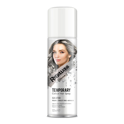 Rebellious SIlver Color Washable Hair Spray 125ml