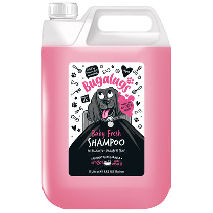 Bugalugs Baby Fresh Dog Shampoo 5 Litre