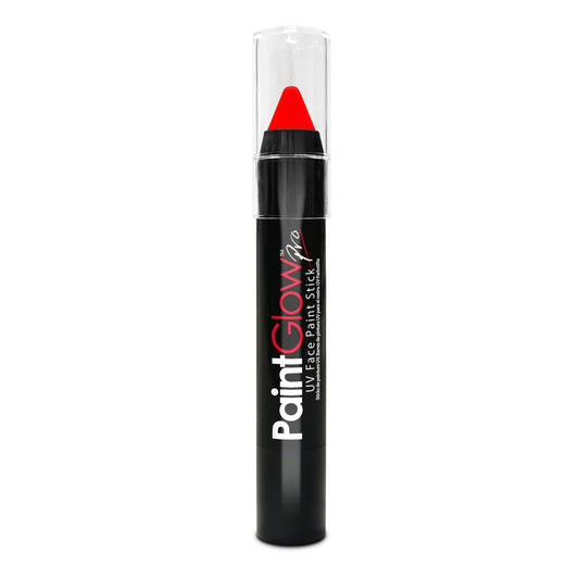PaintGlow UV Face & Body Paint Crayon Red 3.5g