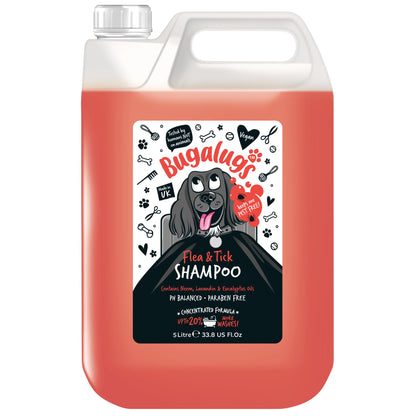 Bugalugs Flea & Tick Dog Shampoo 5 Litre
