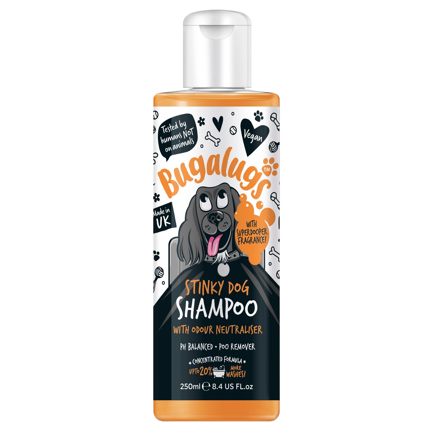 Bugalugs Stinky Dog Shampoo Odour Control 250ml
