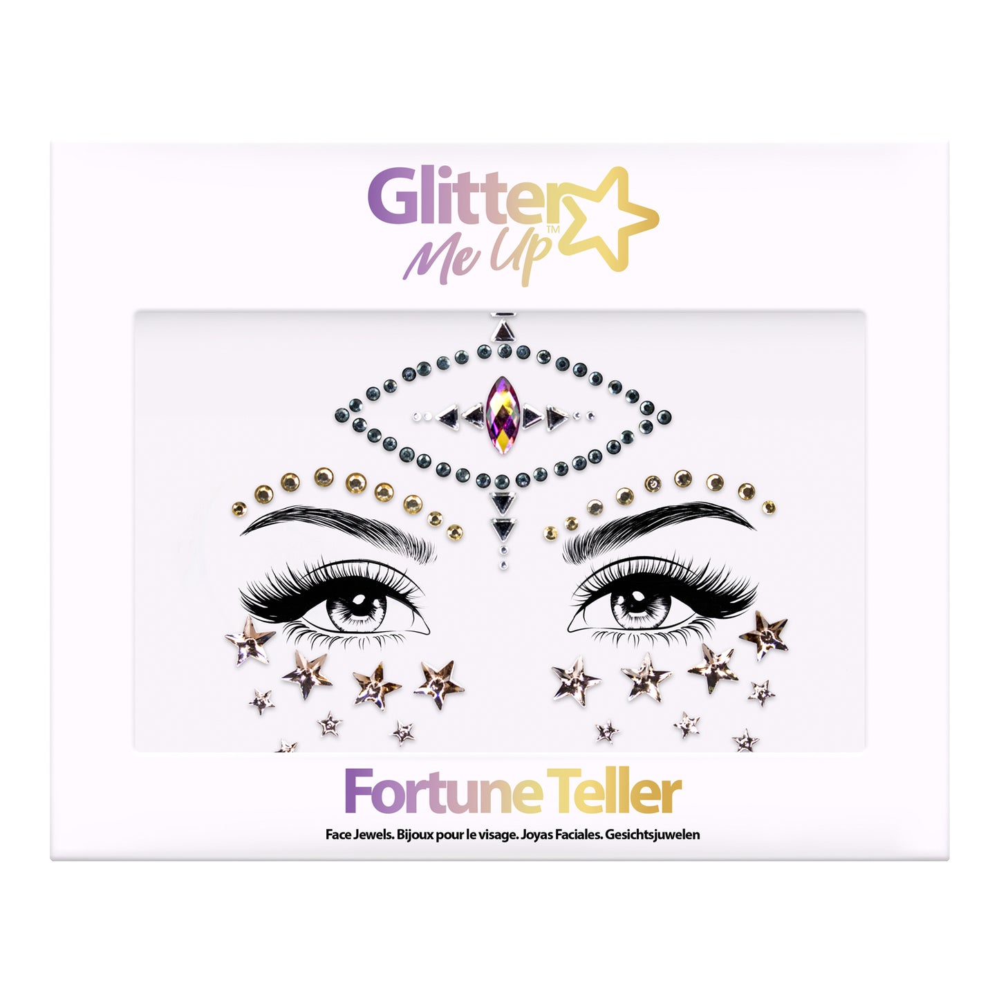 Glitter Me Up Face Jewels Fortune Teller