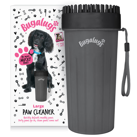 Bugalugs Paw Cleaner - Large (Black)