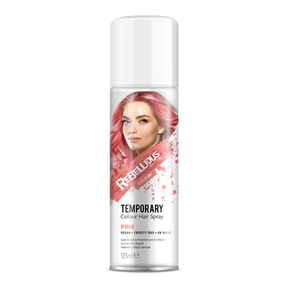 Rebellious Pink Color Washable Hair Spray 125ml